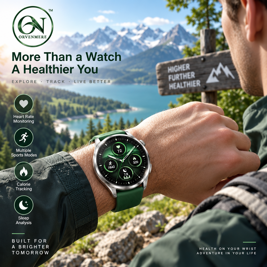 orvenmere™ Evergreen Wellness Smartwatch
