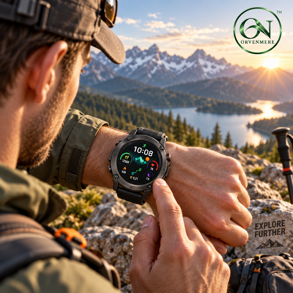 orvenmere™ TrailX Adventure Smartwatch