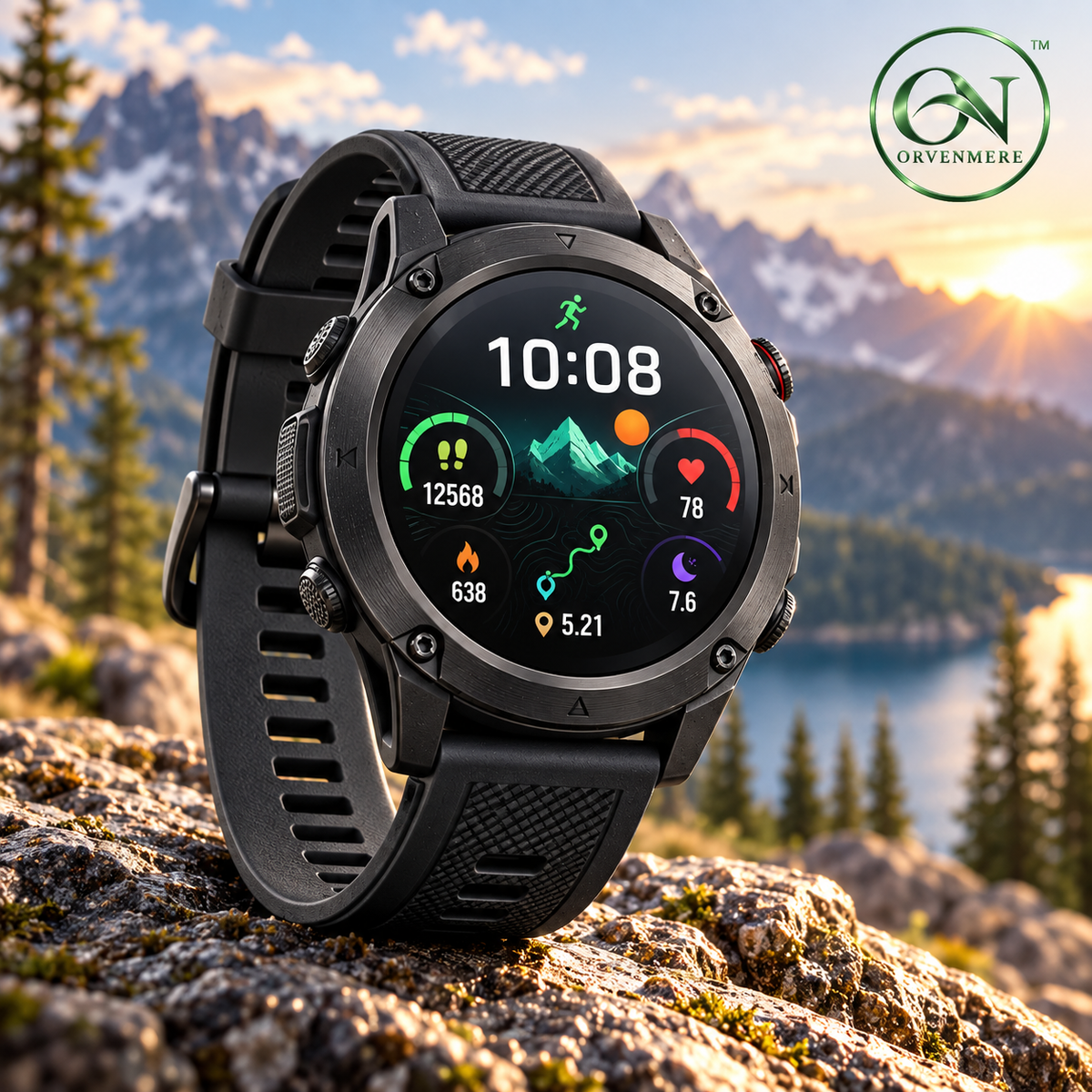 orvenmere™ TrailX Adventure Smartwatch