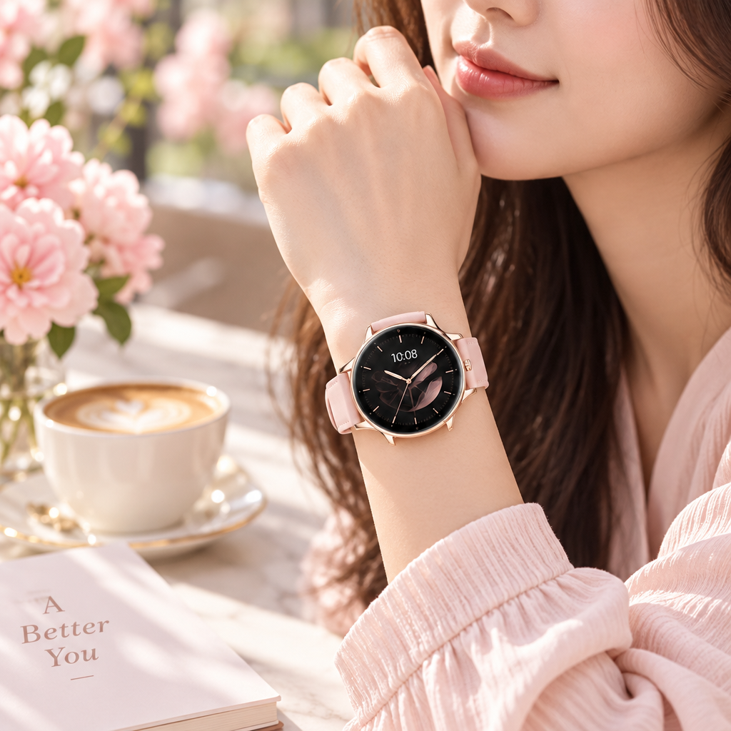 orvenmere™ Rose Active Wellness Smartwatch