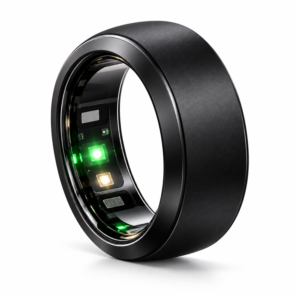 orvenmere™ Halo Black Smart Health Ring
