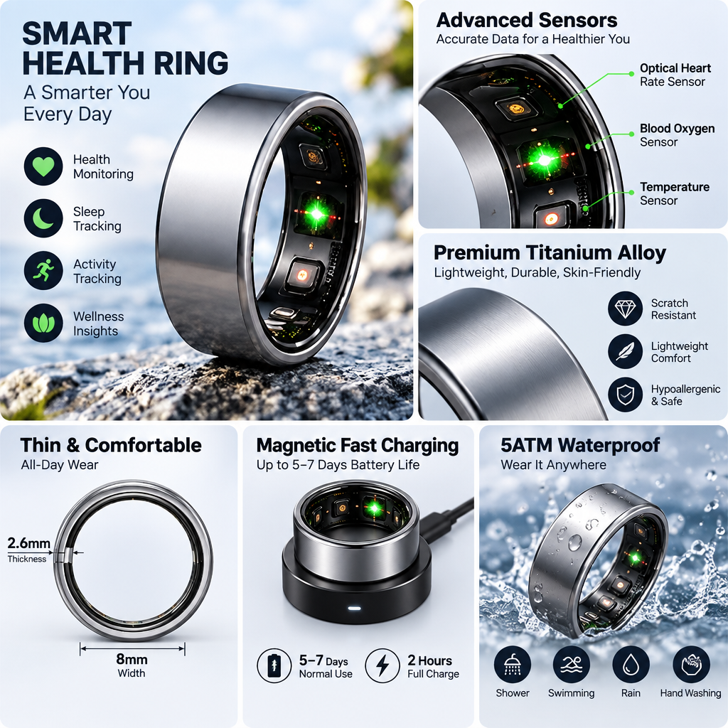 orvenmere™ Silver Core Wellness Ring