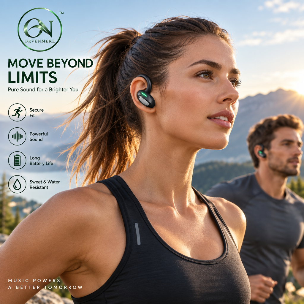 orvenmere™ AeroLoop Open-Ear Sport Earbuds