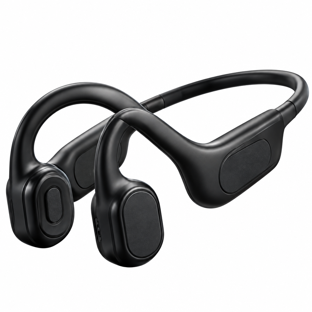 orvenmere™ AirFlex Black Open-Ear Earbuds
